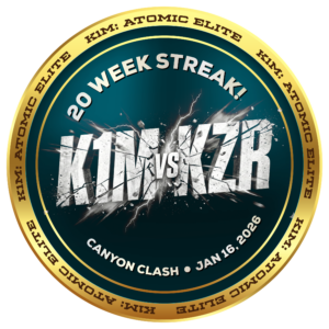 Canyon Clash 20 Week Streak Challenge Coin